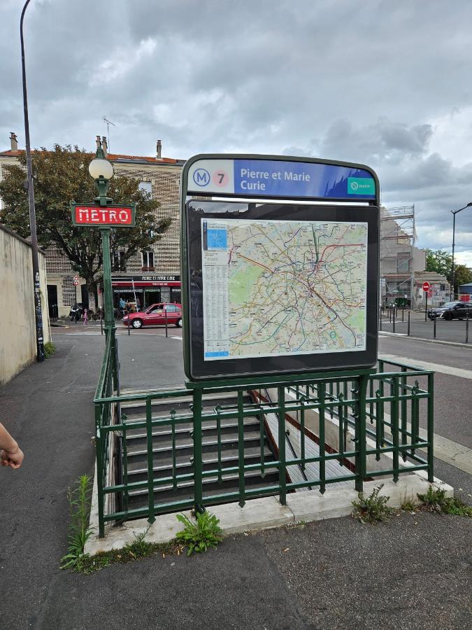 Studio 22M2 A Ivry/Seine-A 200 Metres De Paris. Proche Metro 7 Εξωτερικό φωτογραφία